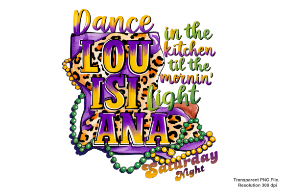 Bringing the Spirit of the Bayou to Life with Louisiana Map and Mardi Gras PNG Designs