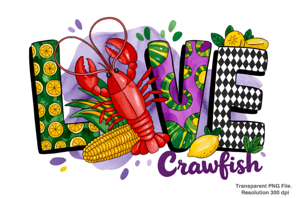 Celebrating the Season: Real-World Ways to Use a Mardi Gras Love Crawfish PNG
