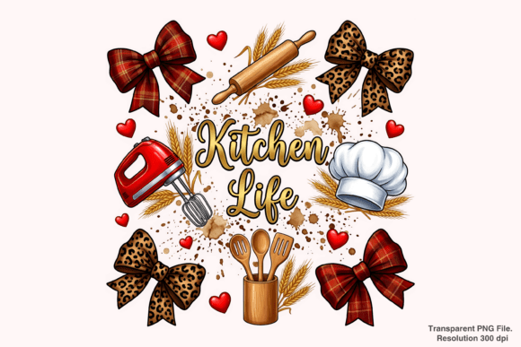 Elevate Designs with Kitchen Life PNG Assets