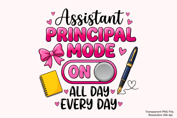 Elevate School Pride with Assistant Principal Spirit PNG