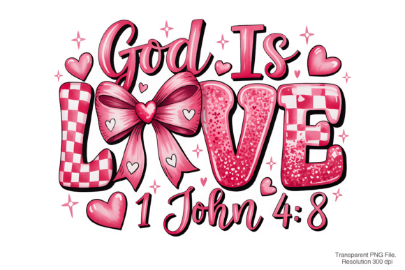 Elevating Faith-Based Design with High-Quality God is Love and Christian PNG Assets