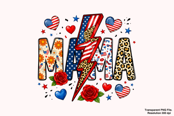 Elevating Patriotic Branding: The Strategic Value of High-Resolution American Mama and 4th of July Digital Assets