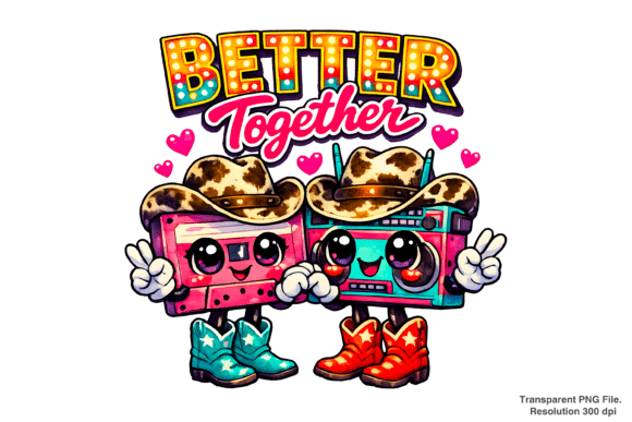 Unleashing Creativity with the Western Better Together PNG for Modern Design Projects